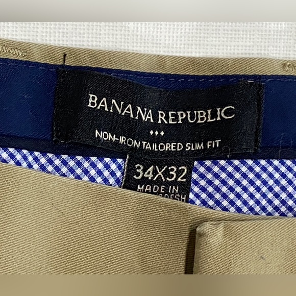 Banana Republic Men’s Non-Iron Tailored Slim Fit Pants - Picture 4 of 5